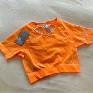 Gymshark Crop Top with Back Keyholes